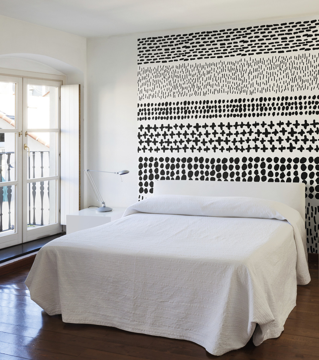 Field black mural wallpaper LAVMI