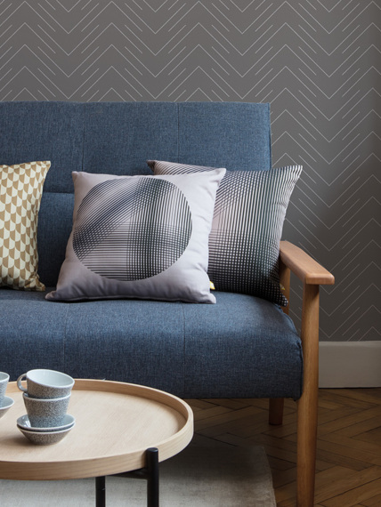 Cushion Vibes grey