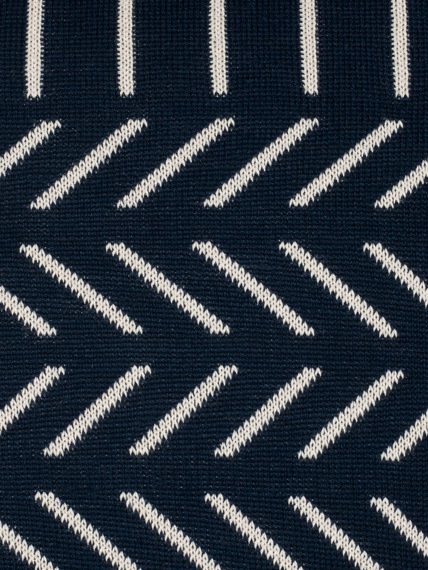 Blanket and cushion / set Calm & Peace blue