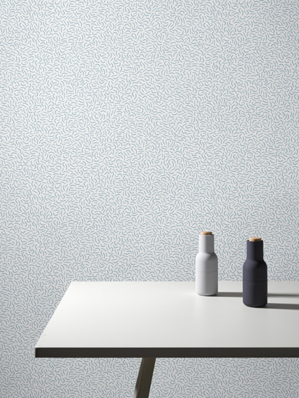 Sample of wallpaper Move blue