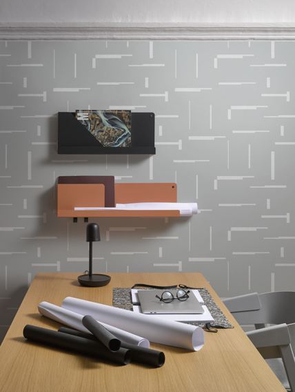 Sample of wallpaper Gap grey