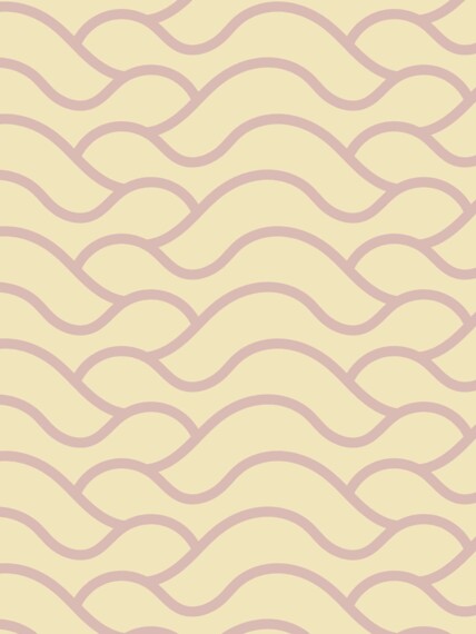 Sample of wallpaper Waves yellow