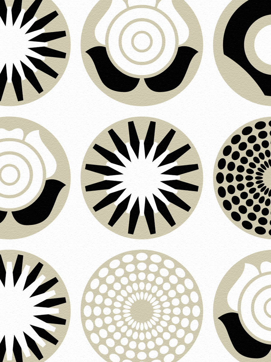 Mural wallpaper Clocks white Lavmi