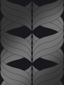 Sample of wallpaper Coctail black