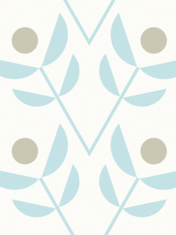 Sample of wallpaper Park blue