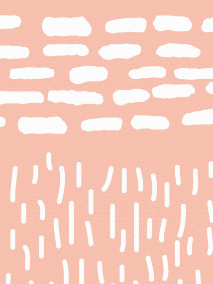 Field pink mural wallpaper