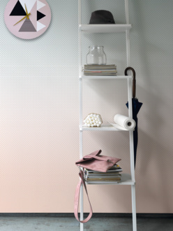 Mural wallpaper Fog pink-grey