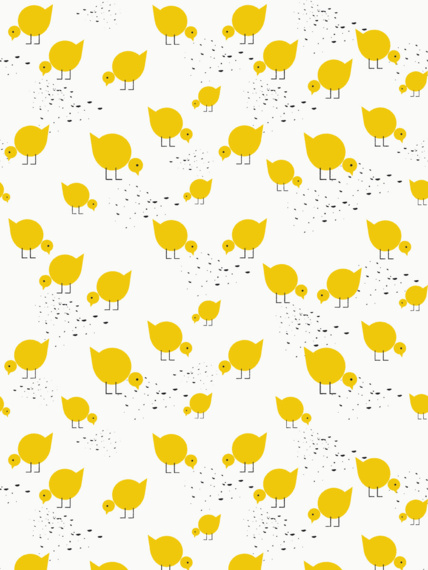 Sample of wallpaper Juli yellow