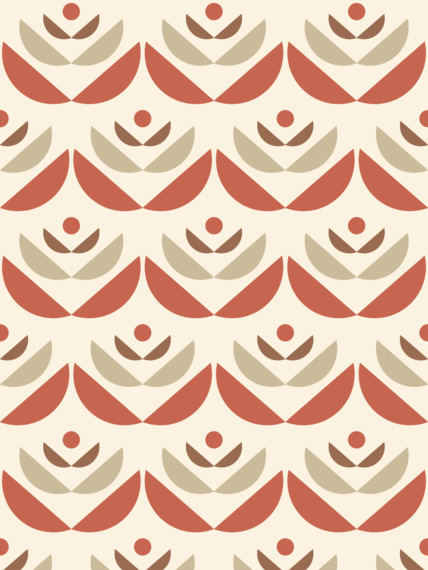 Wallpaper 1 m Cookies red