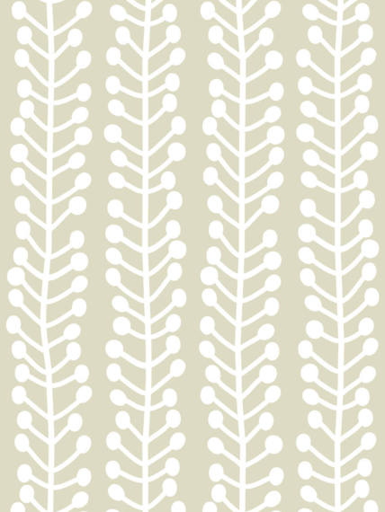 Wallpaper 1 m Herbs beige