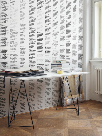 Mural wallpaper Type Foundry